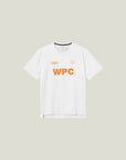 Active WPC Light Weight T-Shirt - White w. orange