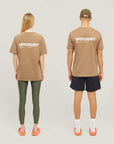 Relaxed Heavy Offcourt T-Shirt - Brown