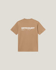 Relaxed Heavy Offcourt T-Shirt - Brown