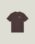 Oncourt Airy Logo T-Shirt - Dark Brown