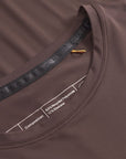 Oncourt Airy Logo T-Shirt - Dark Brown