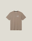 Oncourt Airy Logo T-Shirt - Walnut