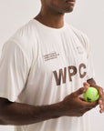 Active WPC Light Weight T-Shirt - Off White/Walnut