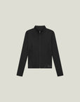 Active Soft Zip Cardigan - Black