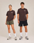 Oncourt Breathe Cuera T-Shirt - Dark Brown