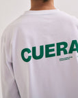 Offcourt Logo Long Sleeve - White w. Green