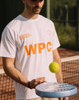 Active WPC Light Weight T-Shirt - White w. orange