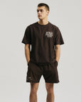 Oncourt Breathe WPC T-Shirt - Dark Brown