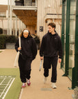 Offcourt Sweatsuit w. hoodie - Black