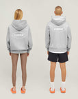 Relaxed Heavy Offcourt Hoodie - Grey