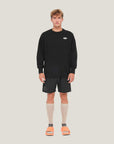 Relaxed Offcourt Crew P - Black