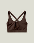 Oncourt Soft Bra Top - Dark Brown