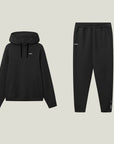 Offcourt Sweatsuit w. hoodie - Black
