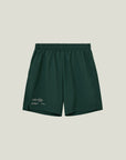 Mens Active Globe Shorts - Court Green