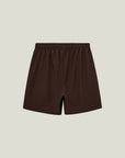 Mens Active Globe Shorts - Dark Brown
