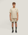 Mens Active Globe Shorts - Sand
