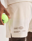 Mens Active Globe Shorts - Off White