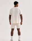 Mens Active Globe Shorts - Off White