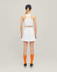 Oncourt Globe Dress - White