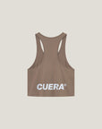 Flame Light Weight Oversized Tank Top - Walnut