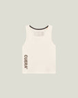 Oncourt Slim Tank Top - Off White