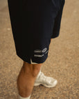 Mens Active Globe Shorts - Navy