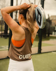 Flame Light Weight Oversized Tank Top - Walnut