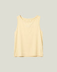 Oncourt Regular Tank Top - Pale Yellow