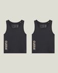 Oncourt Black Slim Tank Top 2-pack