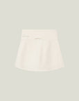 Cuera Oncourt Cuera Skirt 2-in-1 in Off White, flat lay front view