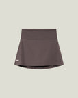 Cuera Oncourt Slim Tank Top & Skirt 2-in-1 in Dark Brown Bundle, flat lay front view