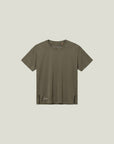 Cuera Oncourt Slit Top Light Weight in Army, flat lay front view