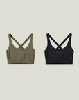 Cuera Soft Bra Bundle, flat lay front view