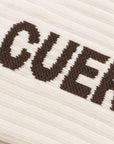 2-pack Cuera Padel Socks - Off White/Dark Brown