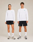 Offcourt Logo Long Sleeve - White w. Green