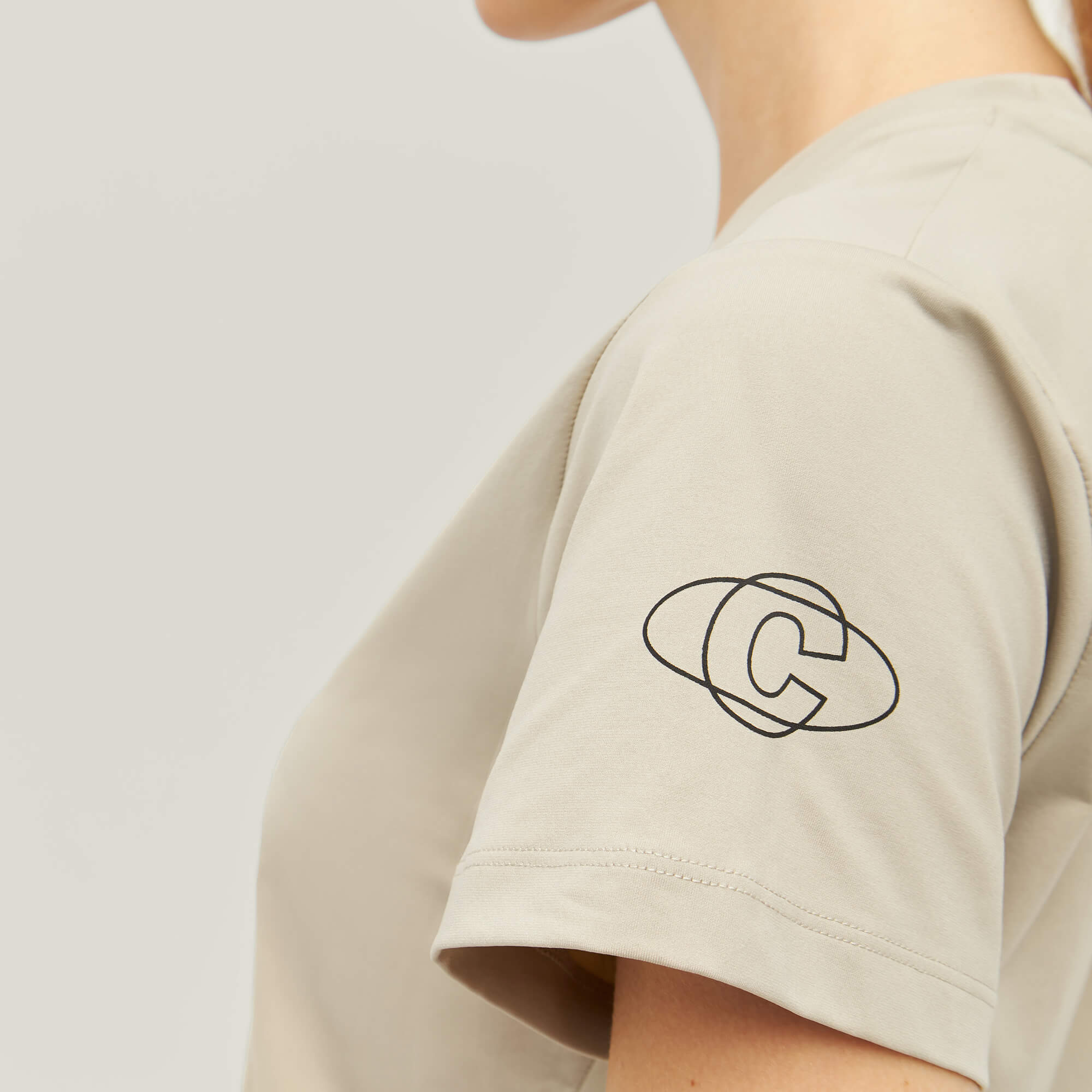 Oncourt Crop WPC  T-Shirt - Grey