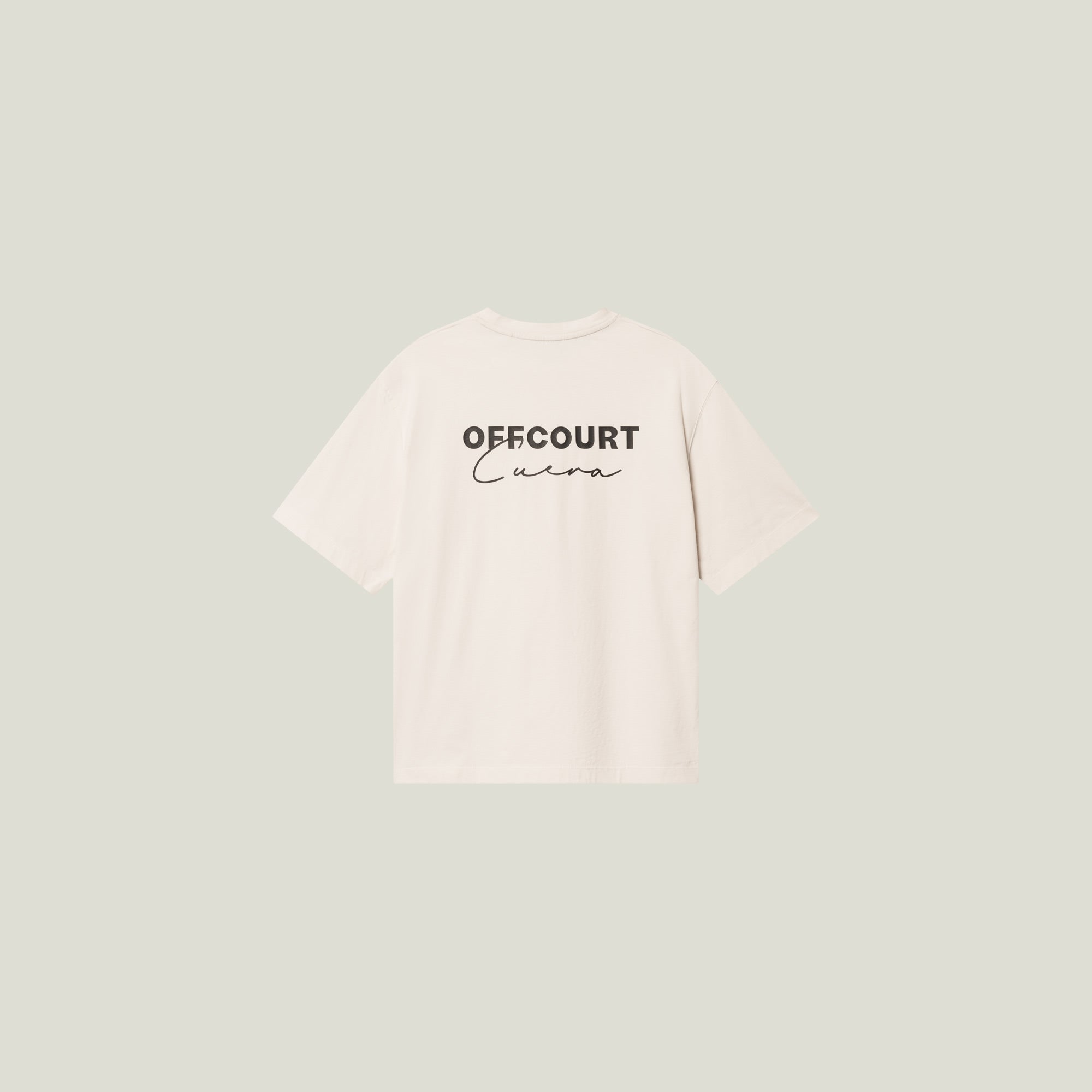 Offcourt Cuera T-Shirt ss - Off White w. Black