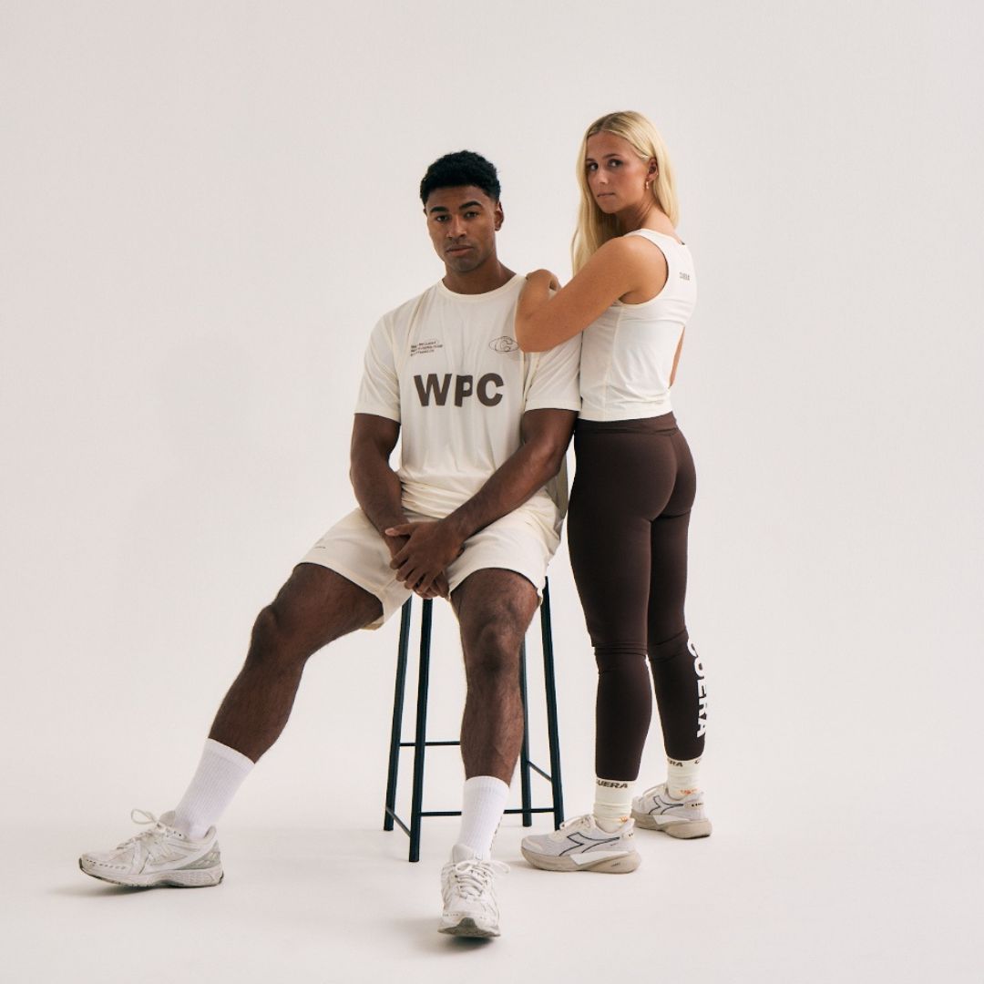 Active WPC Light Weight T-Shirt - Off White/Walnut