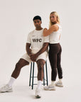 Active WPC Light Weight T-Shirt - Off White/Walnut