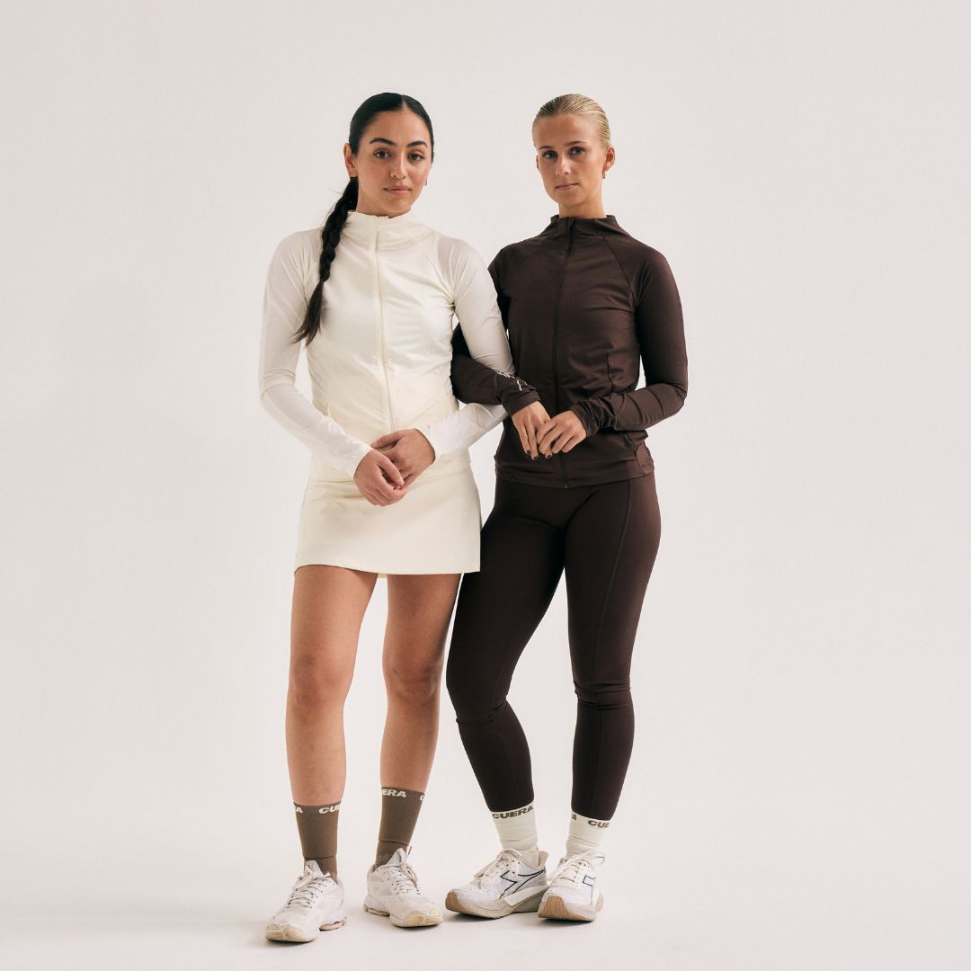 Active Cuera Zip Cardigan - Dark Brown