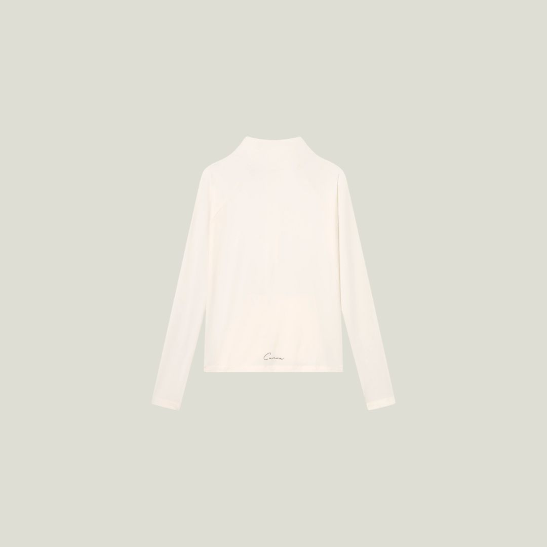 Active Cuera Zip Cardigan - Off White