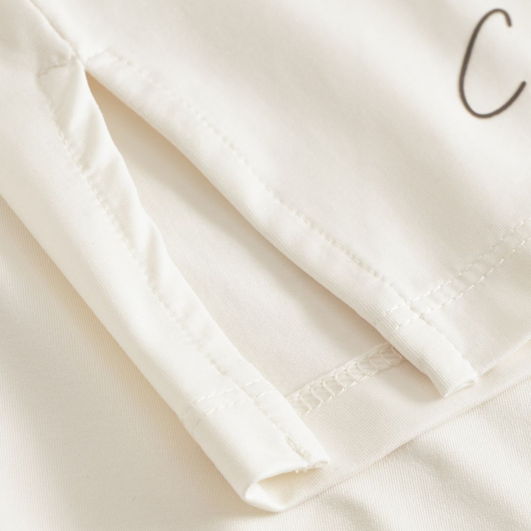 Oncourt Slit Top SS - Off White