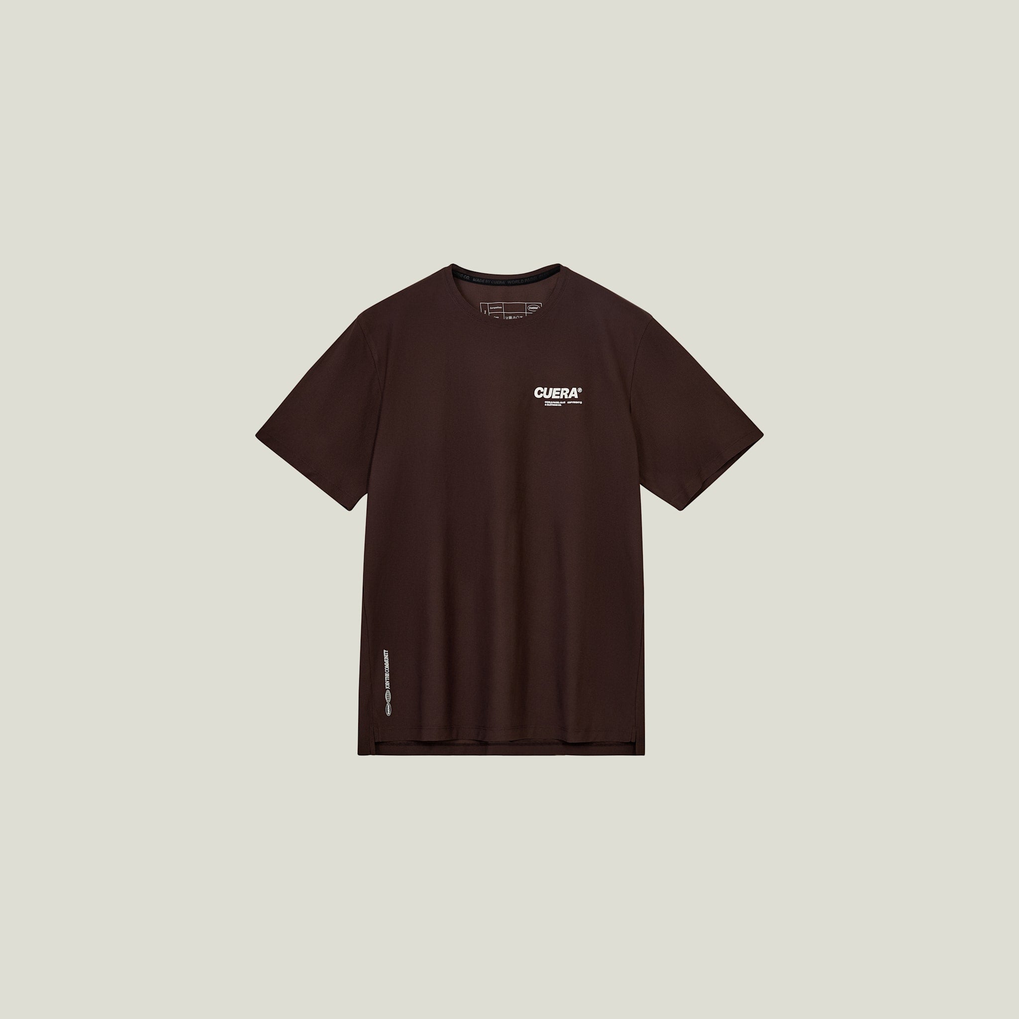 Oncourt Breathe Cuera T-Shirt - Dark Brown