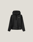 Relaxed Heavy Offcourt Hoodie - Black
