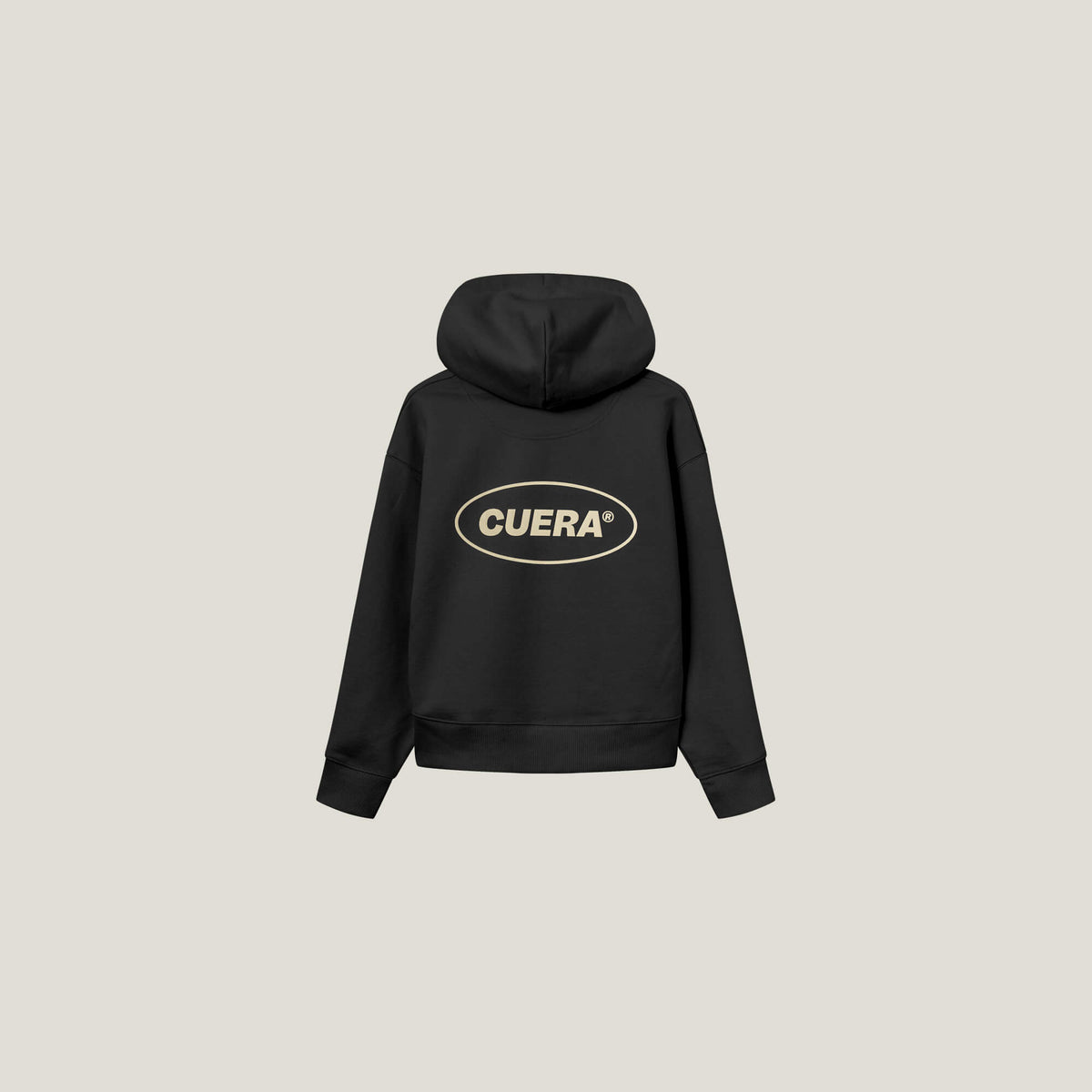 Relaxed Heavy Offcourt Hoodie - Black