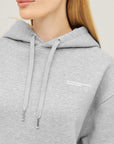 Relaxed Heavy Offcourt Hoodie - Grey