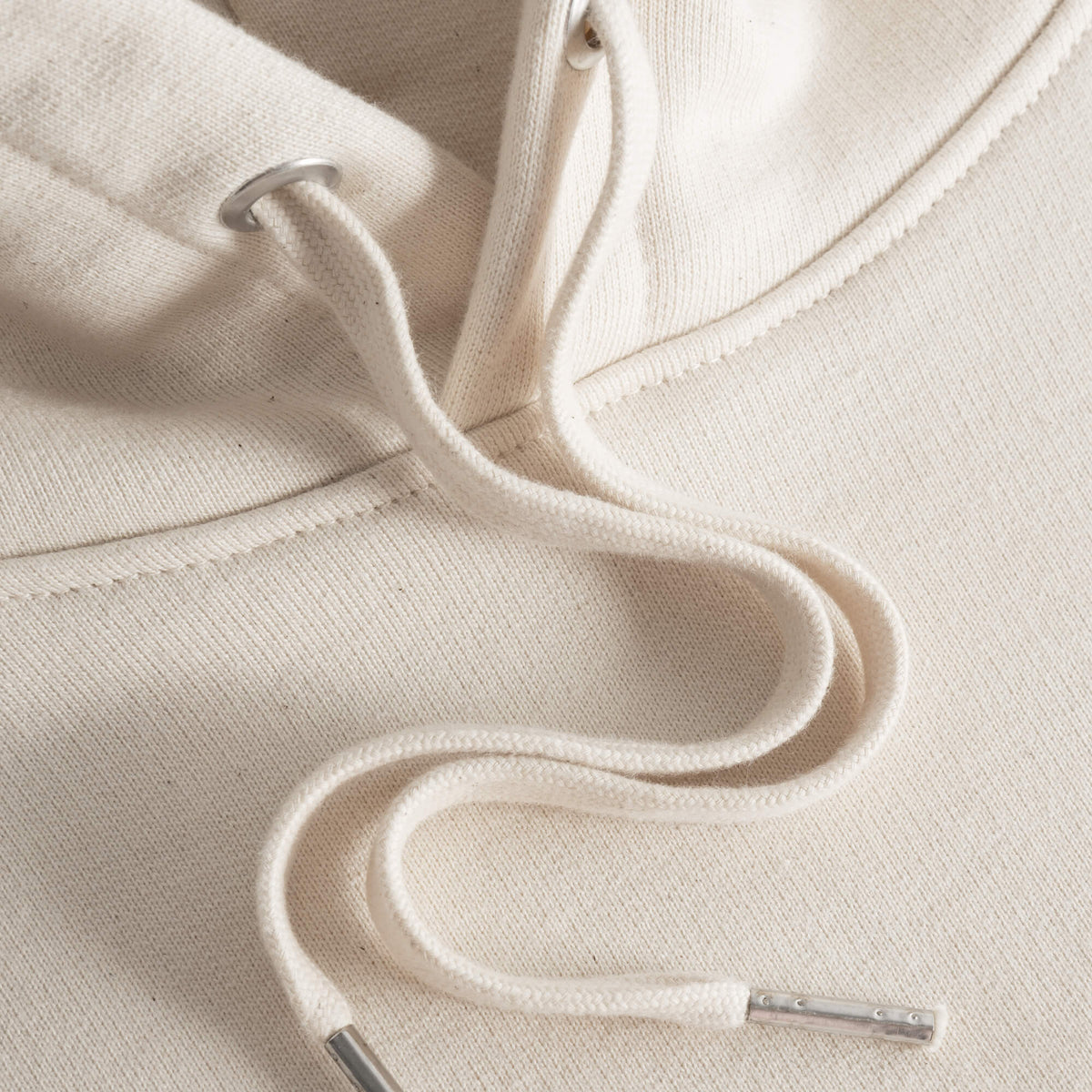 Relaxed Heavy Offcourt Hoodie - Off White