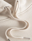 Relaxed Heavy Offcourt Hoodie - Off White