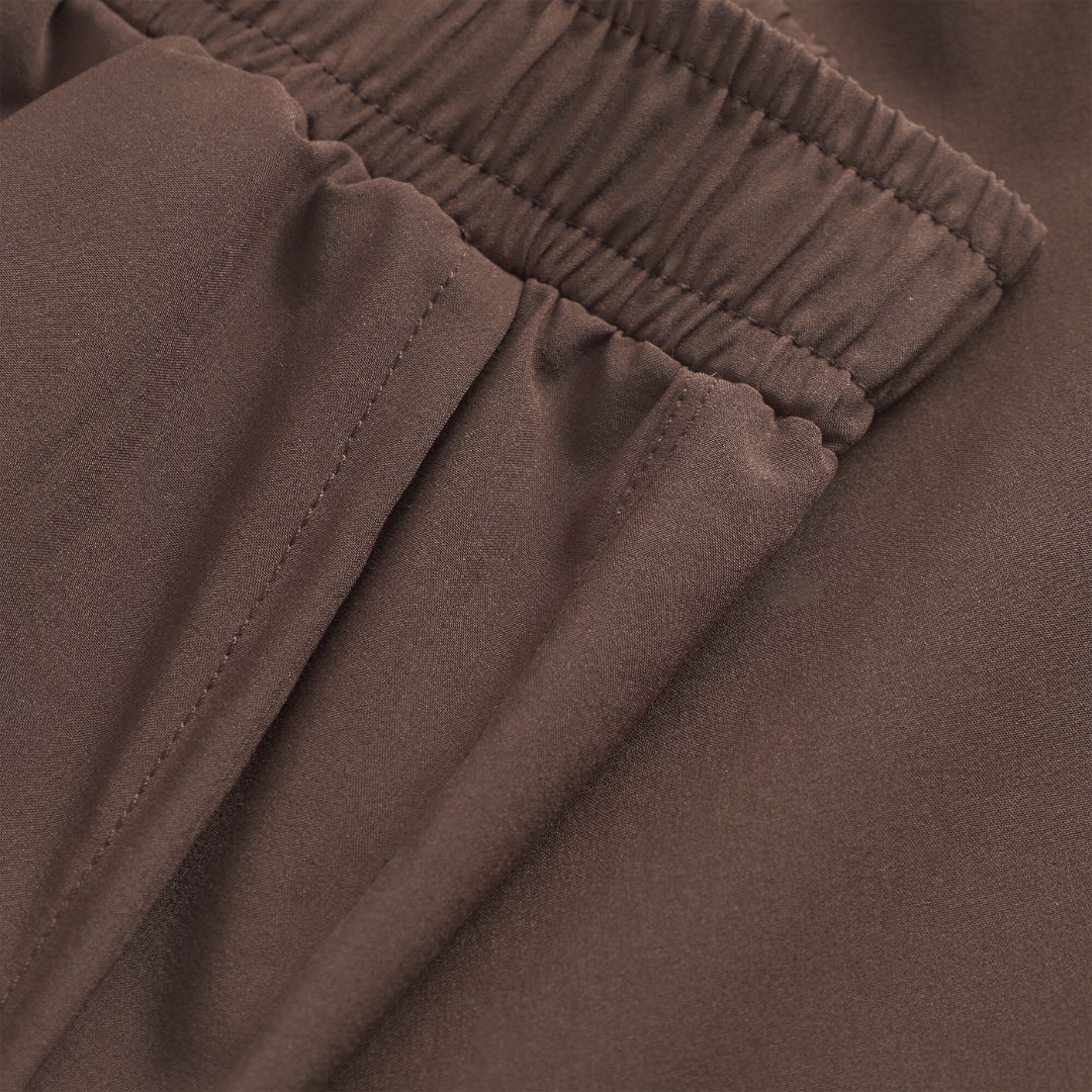 Mens Active Globe Shorts - Dark Brown