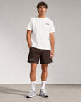 Mens Active Globe Shorts - Dark Brown